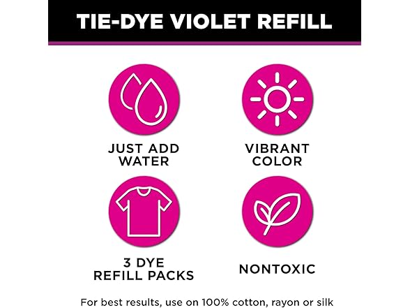 Tulip One-Step Tie-Dye Kit 3 Fabric Dye Refill