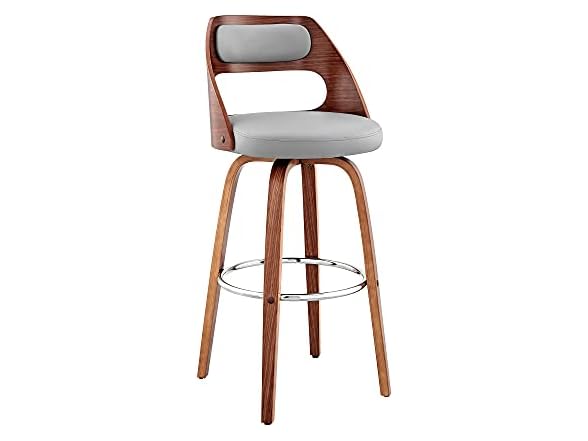 Armen Julius Swivel Bar Stool 26", Gray