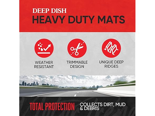 FlexTough Floor Mats Full Set Black