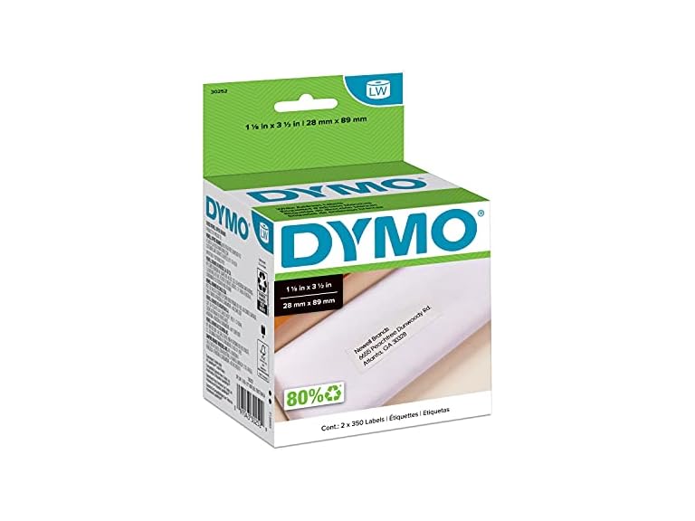 DYMO Authentic LW White Mailing Address Labels, For La