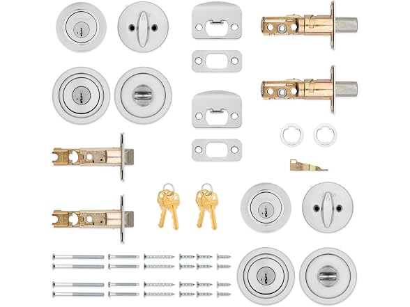 Tylo Front Door Knob & Deadbolt Set