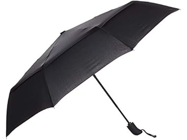 $8.99 Amazon Basics Round Travel Umbrella dealfomo