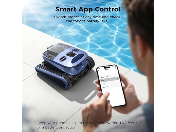 5600GPH Robotic Pool Cleaner,240Min
