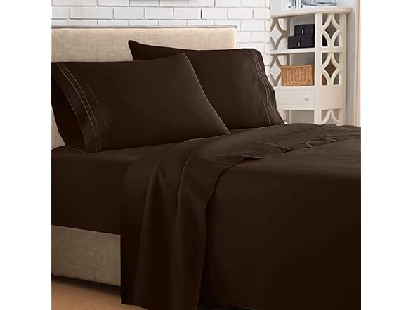 Clara Clark Supreme 1500 Collection 4pc King Bed Sheet Set