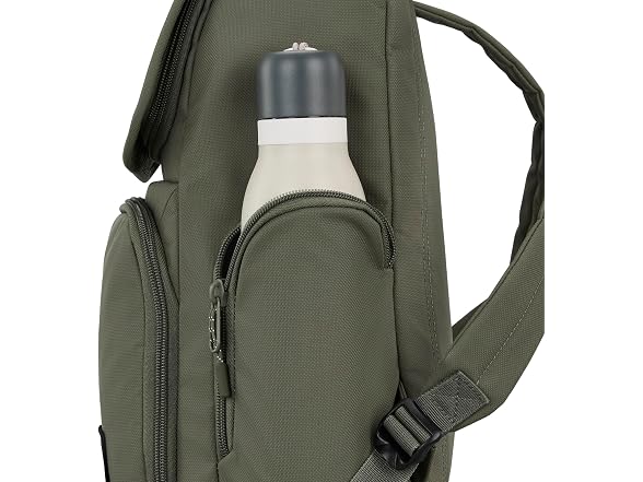 High Sierra Lineage Flap Backpack- Olive