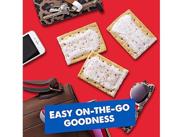 16CT Kellogg's Pop-Tarts Frosted Strawberry Pastries