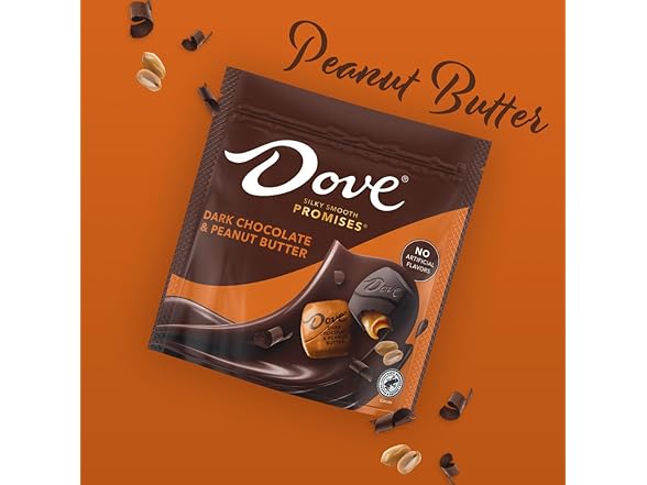 Dove Dark Chocolate PB Hearts 6.74oz