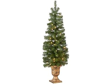 $24.99, Was $84.99, 70% Off! National Tree Company Pre-lit 4' Artificial Tree dealfomo