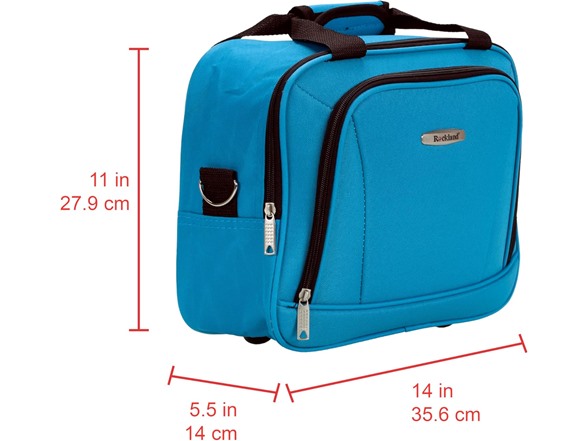 Rockland Fashion Softside Upright Luggage Set