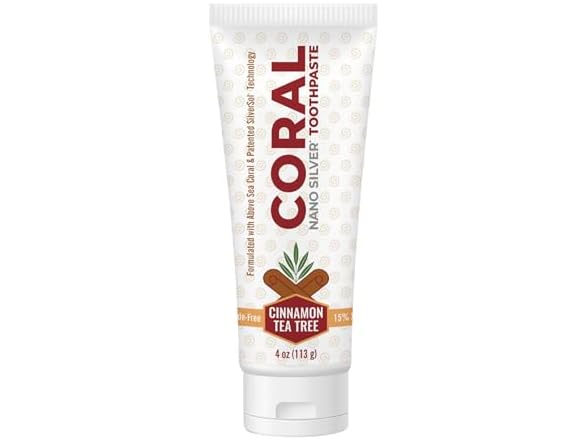 Coral White Cinnamon Tea Tree Toothpaste 4 oz