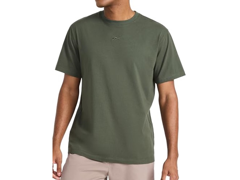 Reebok Mens Embroidery Crewneck T-Shirt - Gallery 9