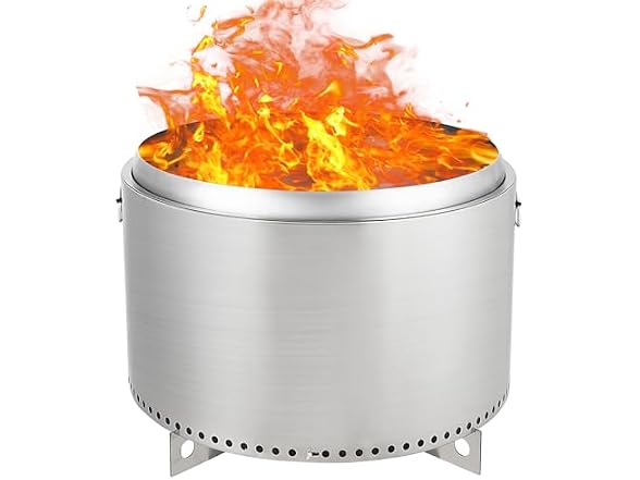 27in Smokeless Fire Pit Stainless