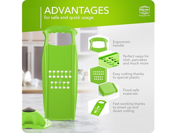 Börner by Reston Lloyd Rösti Powerline Potato Grater for Hash Browns