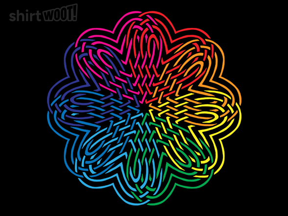 Rainbow Woven Hearts