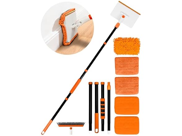 Freechangk 4-in-1 Baseboard Cleaner Tool