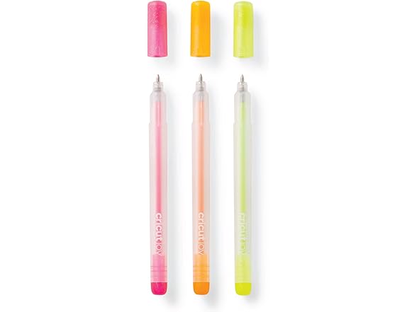 Cricut Joy Glitter Gel Pens, Neon (3ct)