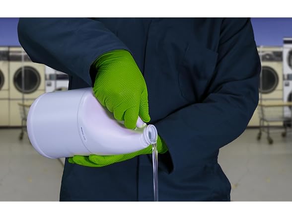 GLOVEWORKS 8 Mil Green Nitrile Industrial Gloves