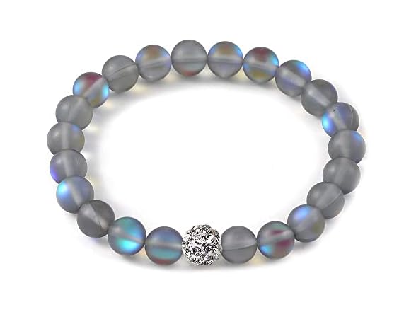 Mystic Mermaid Glass Charm Bracelet