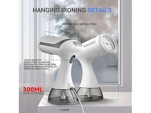 1500W Handheld Garment Steamer