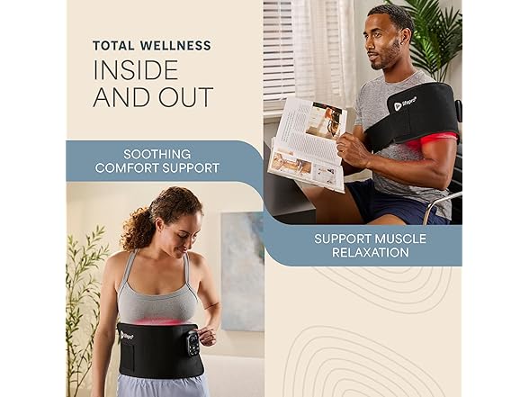 LifePro AllevaRed Pro Mini Red Light Therapy Belt