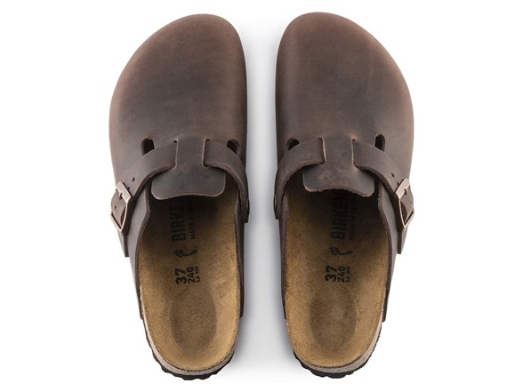 Birkenstock Unisex Boston Oiled Leather Habana