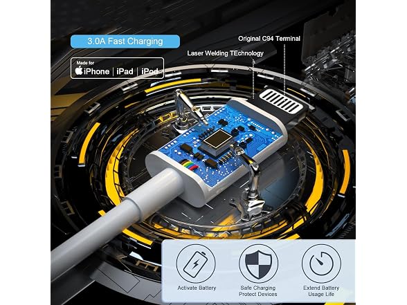 QASHQAI iPhone 11/12/13/14 Fast Charger MFi Certif
