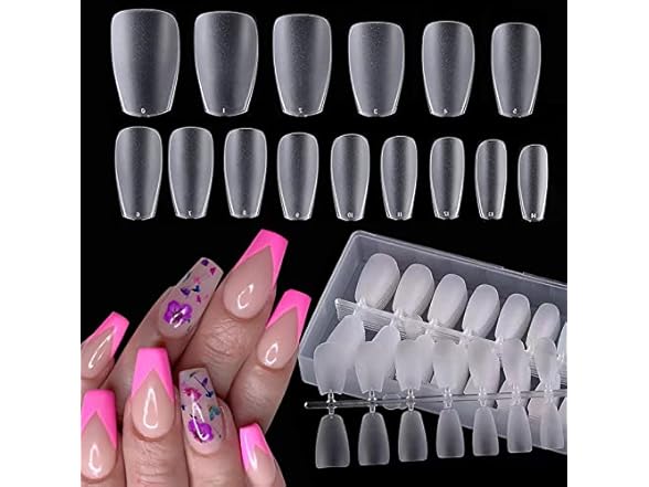 AddFavor Coffin Nail Tips 300pcs
