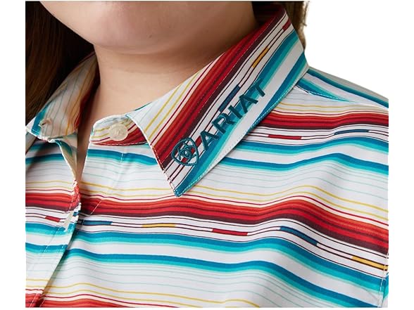 Ariat Womens Wrinkle Resist Team Kirby Stretch Shirt (1X)