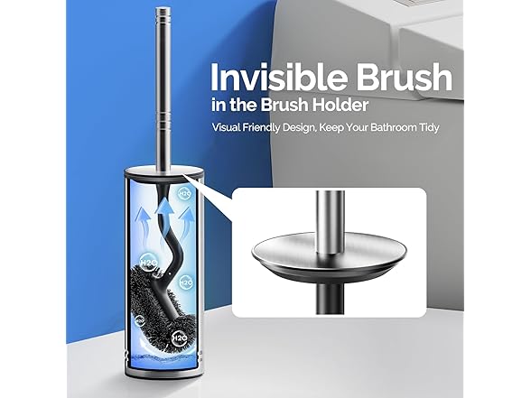 Toilet Brush and Holder Set