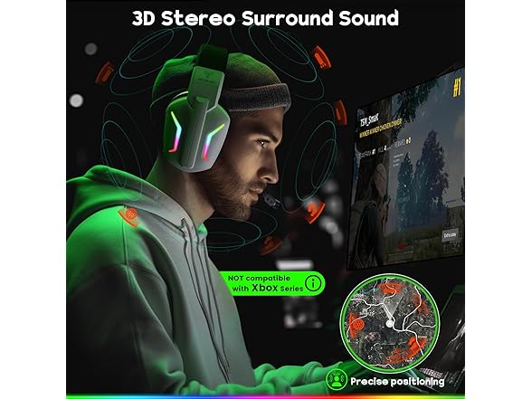 WESEARY Wireless Gaming Headset | PS5 | PC