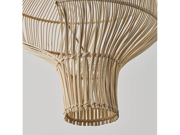 Parrot Uncle Medium 16" Rattan Pendant Light Fixture