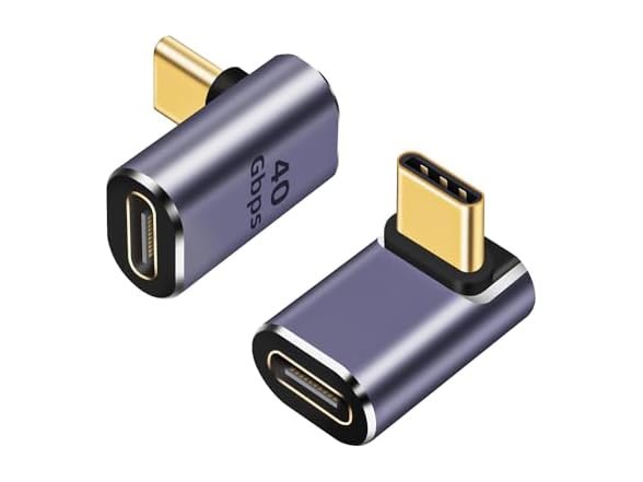 THAMBA USB C 90 Degree Adapter