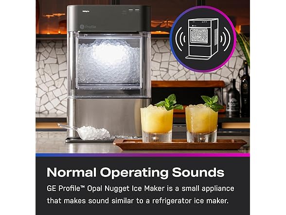 Profile Opal 2.0 | Countertop Nugget Ice Maker Stainless Steel