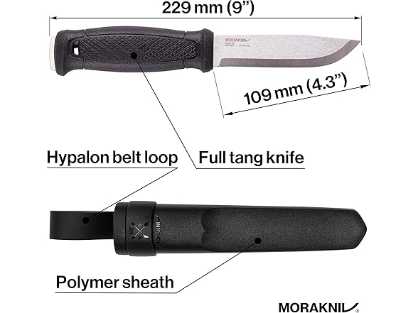 Morakniv Garberg Knife - Poly Sheath
