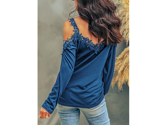 Dokotoo Women (XL) Sexy Cold Shoulder Out Pullover
