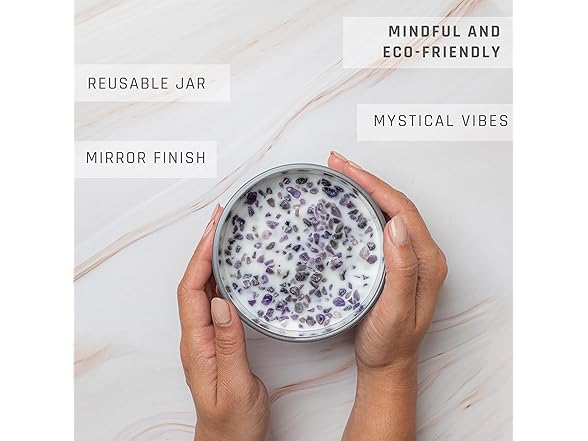 Inner Sanctuary  Healing Crystal Candle 