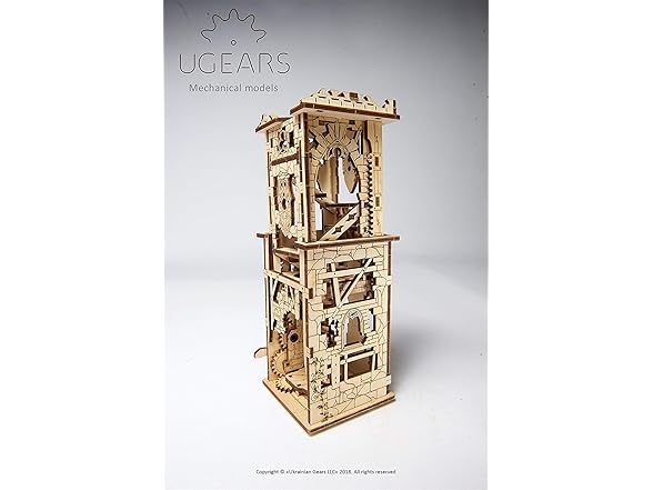 UGEARS Archballista and Tower Wooden 3D