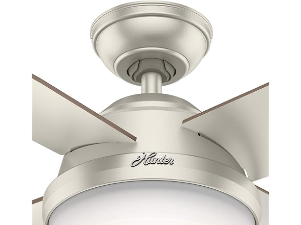 Hunter Fan 52" Contemporary Matte Nickel I/O