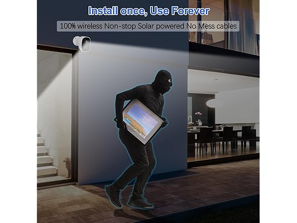 Camii 2K Outdoor Solar Security Camera