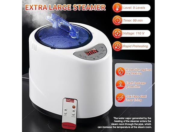 X-Vcak Portable Steam Sauna Box