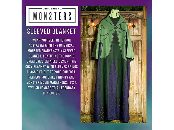 Halloween Wearable Sleeved Throw Blanket