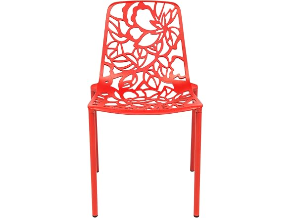 LeisureMod Devon Patio Dining Chair, Set of 4