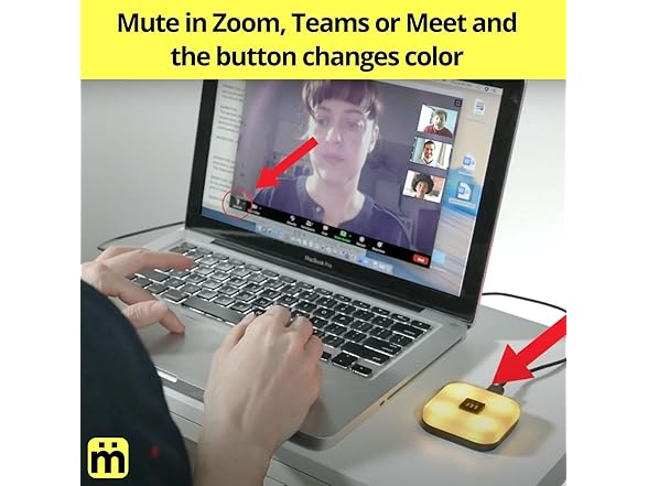 Mutesync USB Mute Button for Zoom