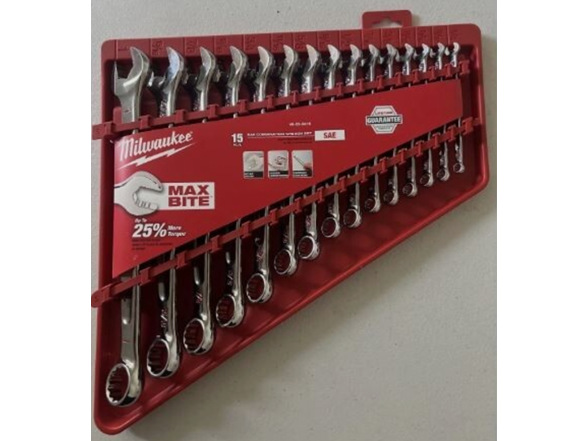 Milwaukee 48-22-9415 15pc Combination Wrench Set