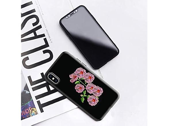 MALLCROWN Floral Case for iPhone XR