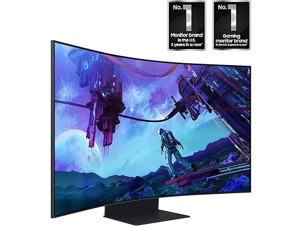 (NEW) Samsung 4k 55" Curved Gaming Monitor