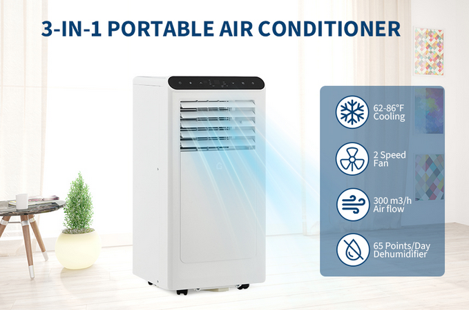 MERXENG 8,000 BTUs Portable Air Conditioner - Gallery 9