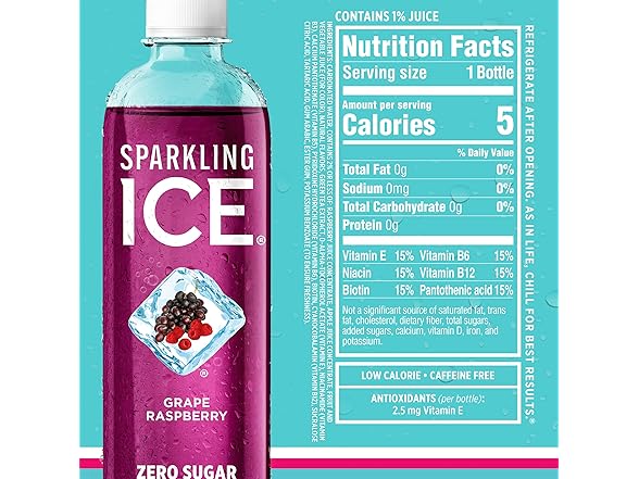 12PK Sparkling Ice Blue Variety Pack, Zero Sugar