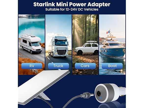 CYBERSTATION Starlink Mini Car Adapter