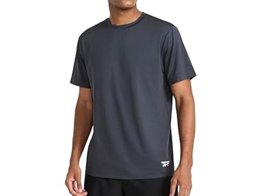$11.99, Was $25, 52% Off! Reebok Mens Sonic Bolt Short Sleeve Crewneck TShirt dealfomo